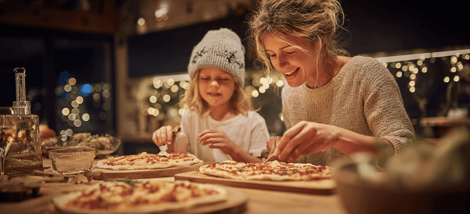 Noche de pizzas caseras
