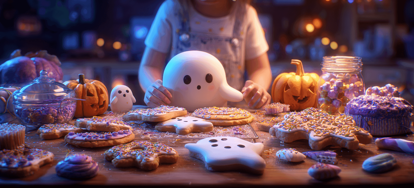 Decoración de galletas de Halloween