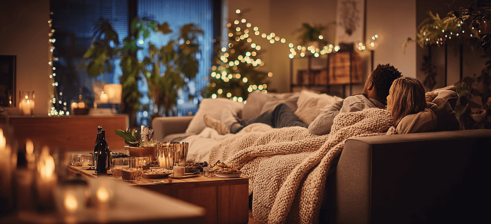 Noche de cine navideño gourmet