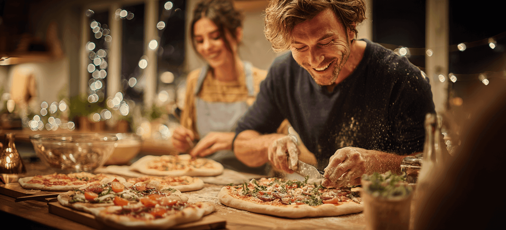Serata pizza fatta in casa