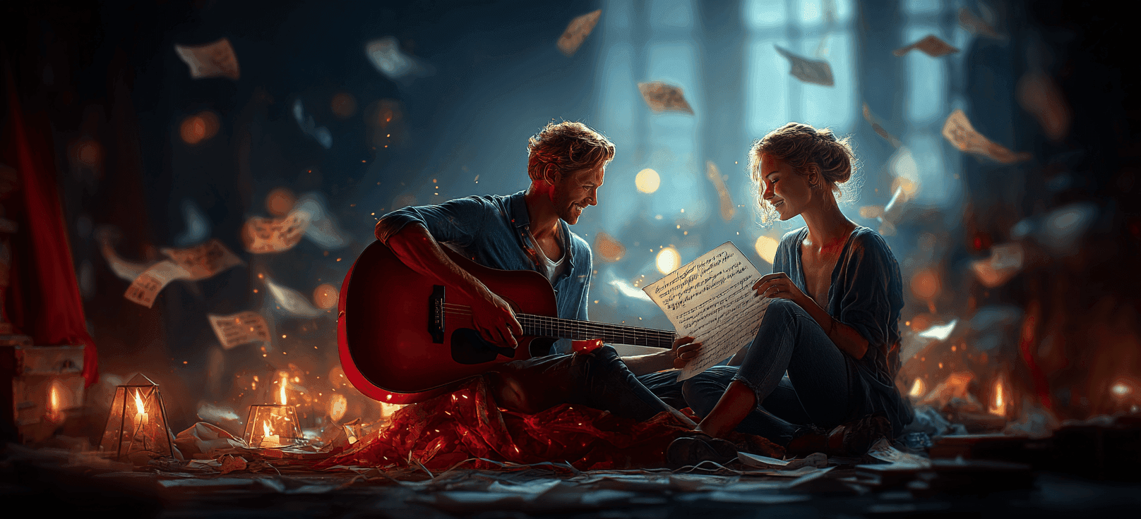 Noche de canción de amor personalizada