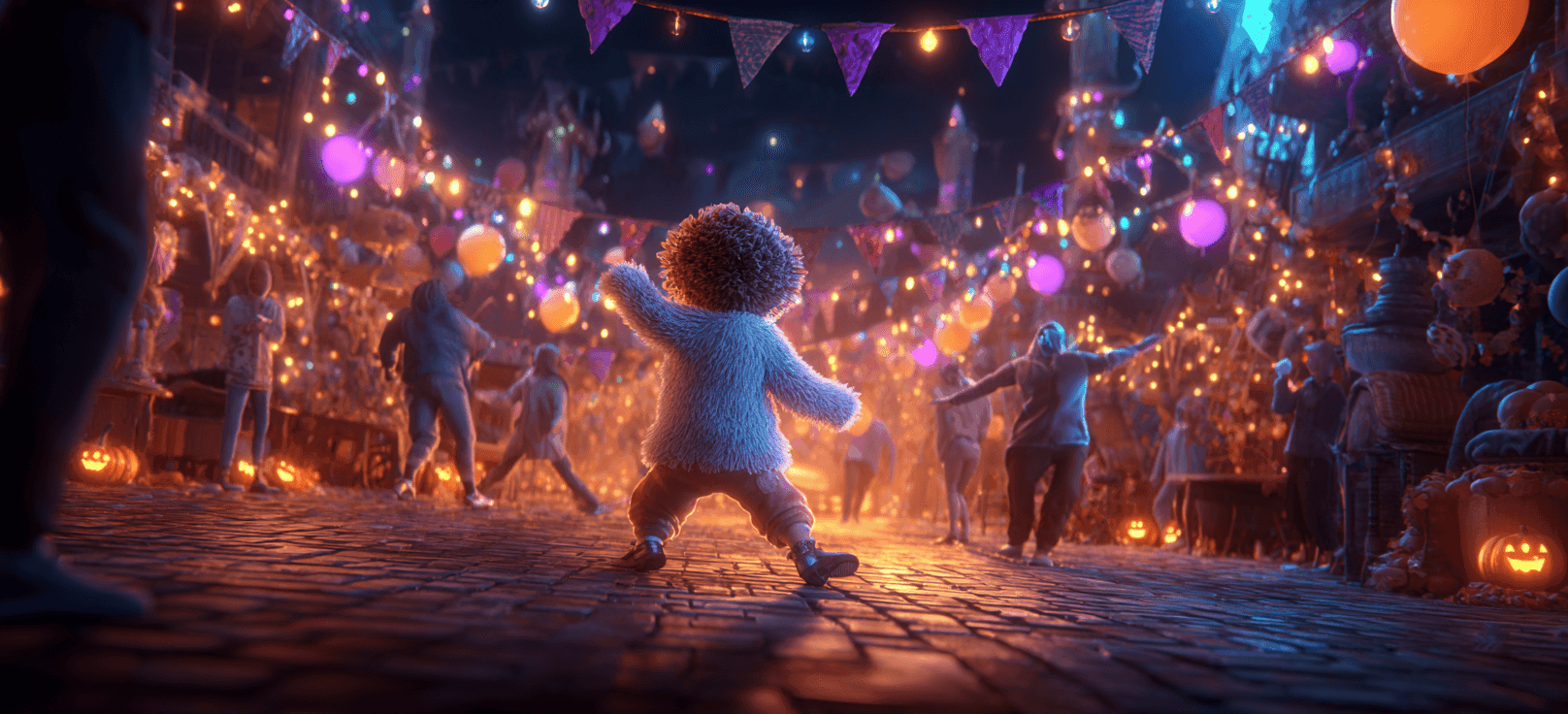 Fiesta de baile de monstruos