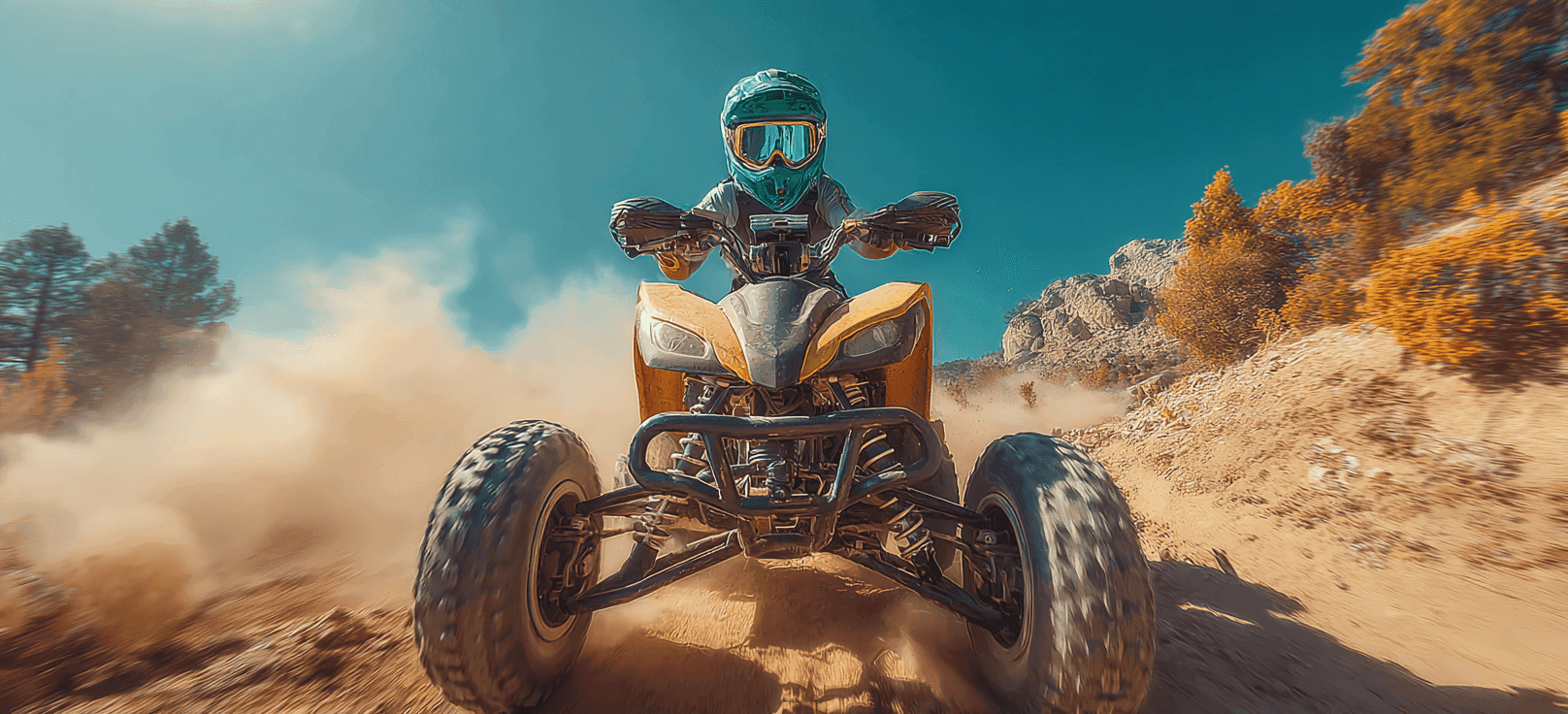 Guida fuoristrada in quad
