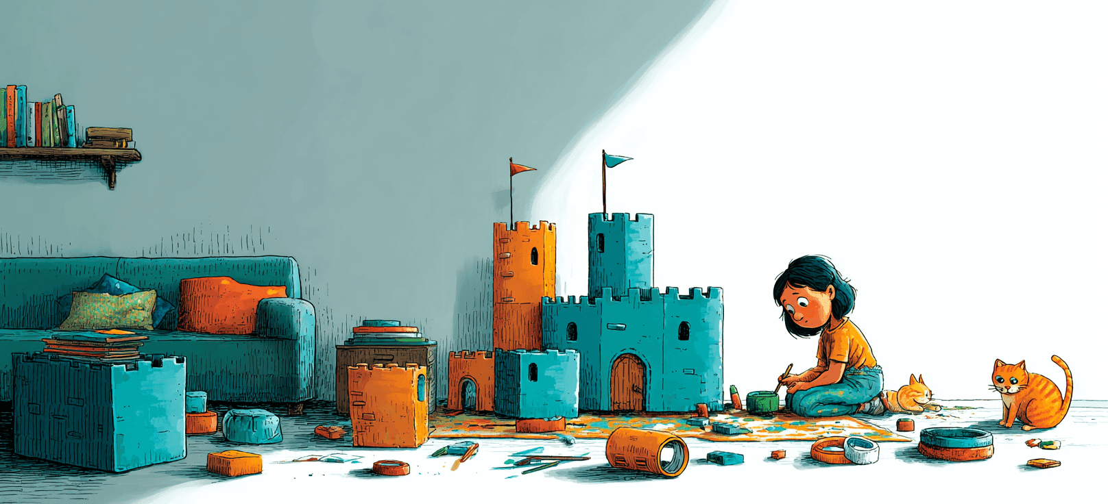 Costruiamo un castello di cartone