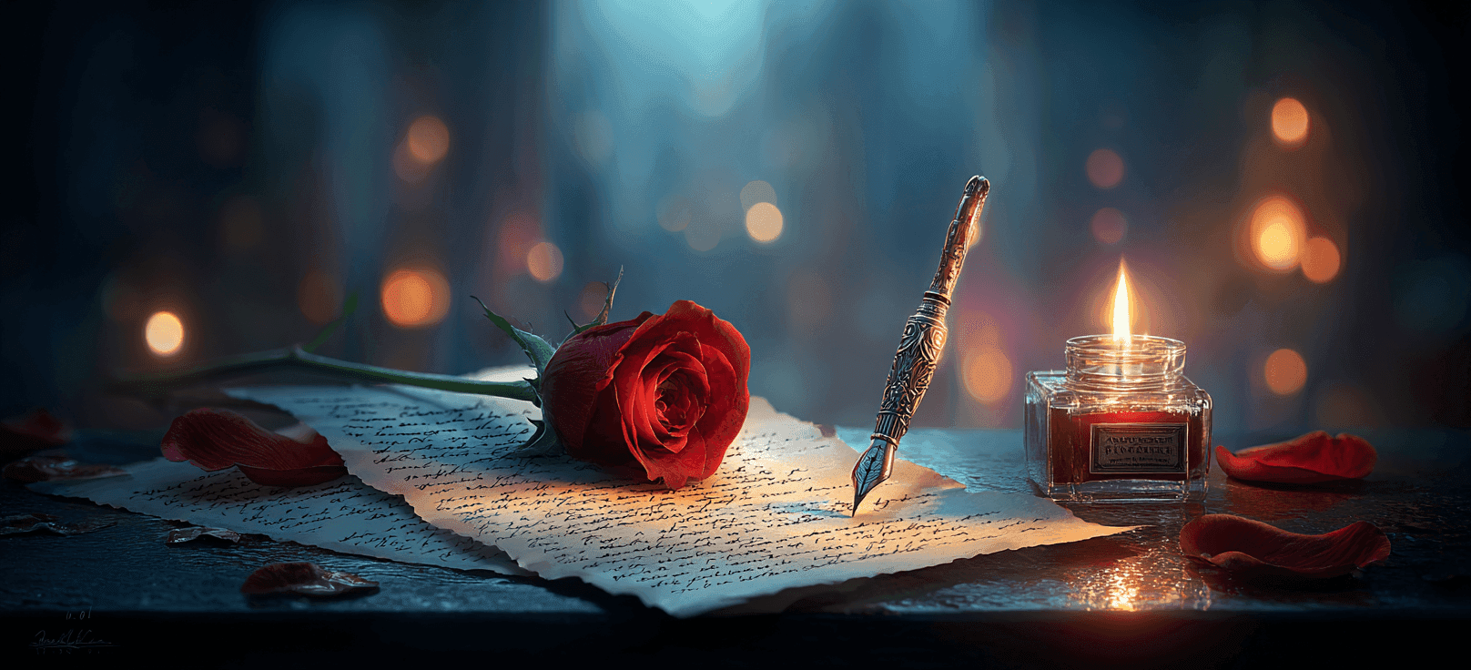 Intercambio de cartas de amor