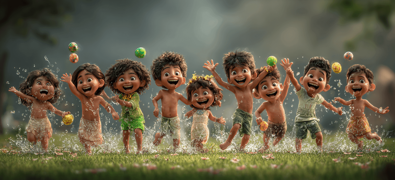 Battaglia di palloncini d'acqua