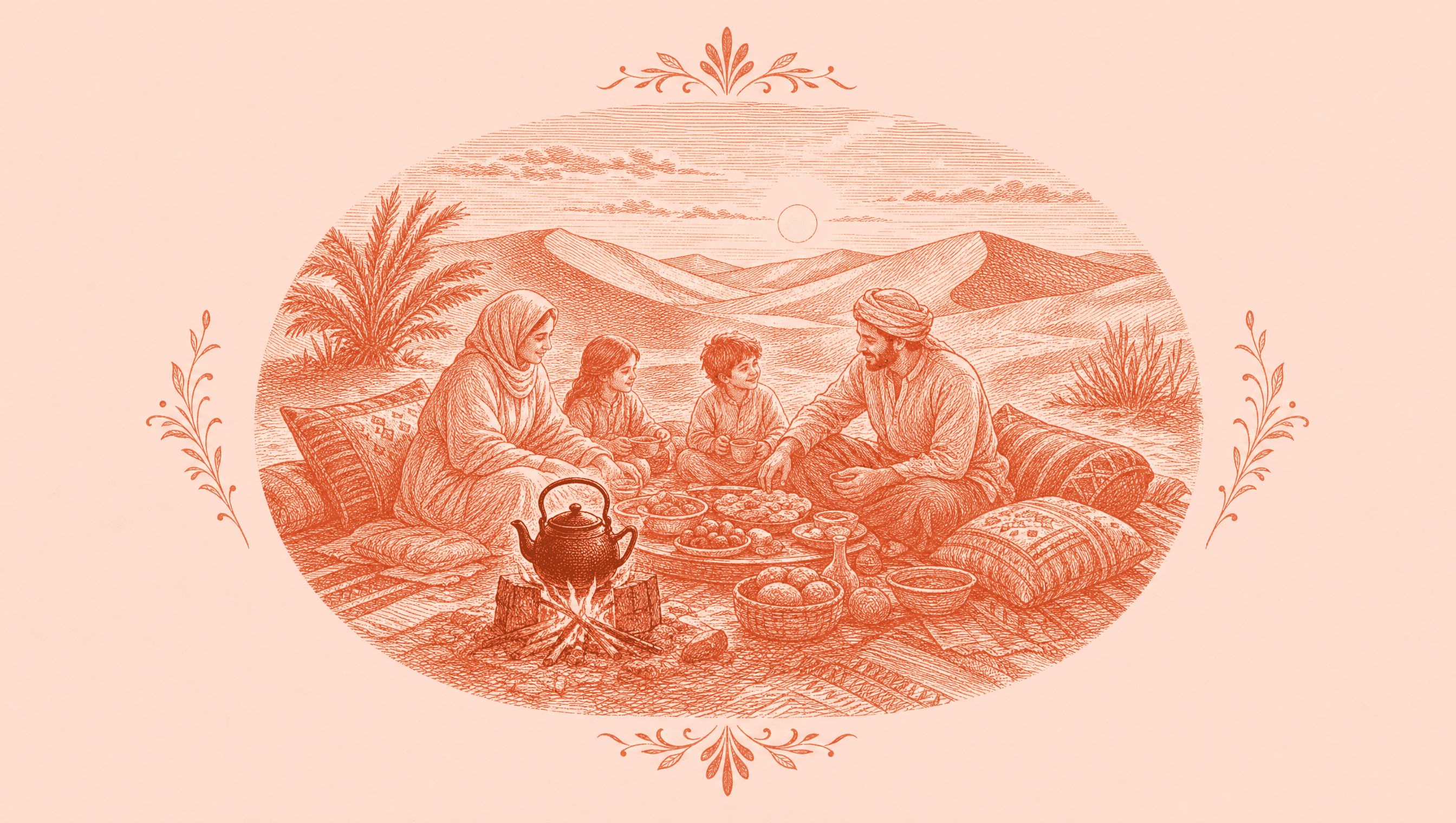 Día de picnic en el desierto