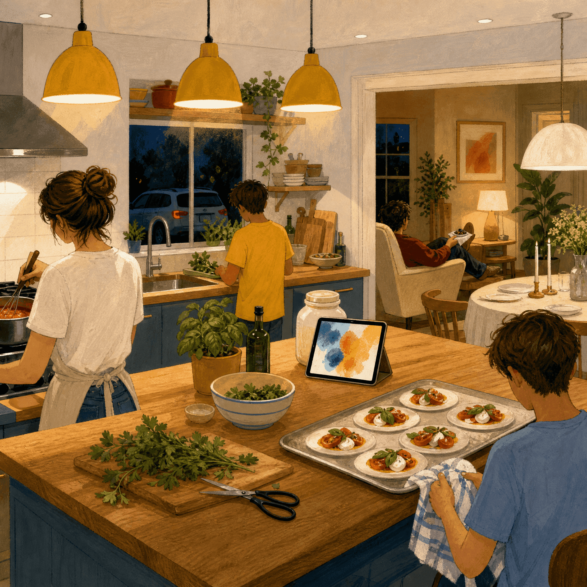 Home-Cooked Gourmet Dinner Night