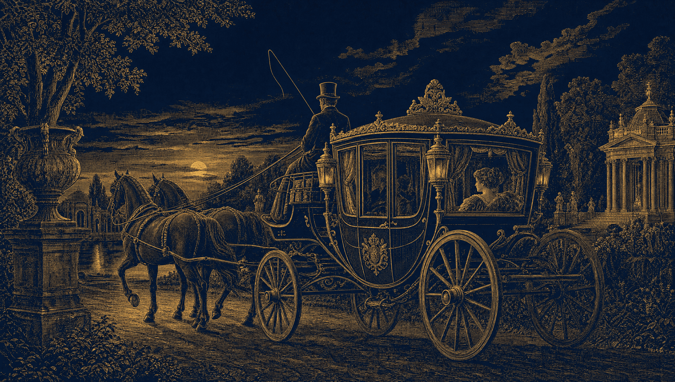 Giro in carrozza di lusso