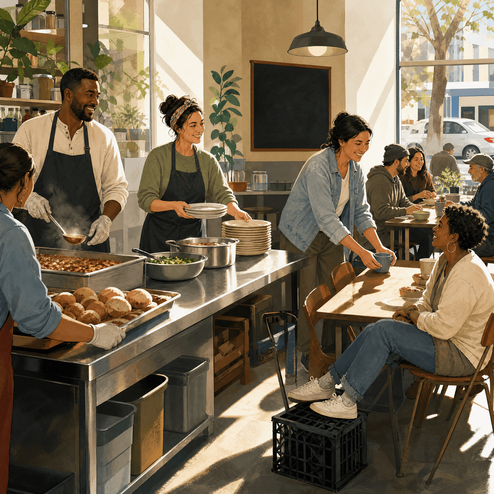 Serve a Meal Together